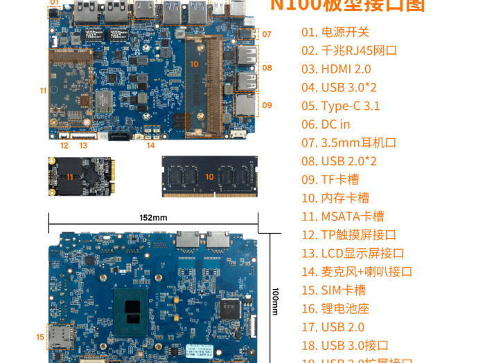 N100工業主板方案